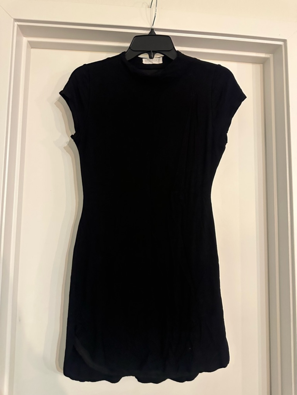 Stella Luce Black Short Sleeve Mini Dress